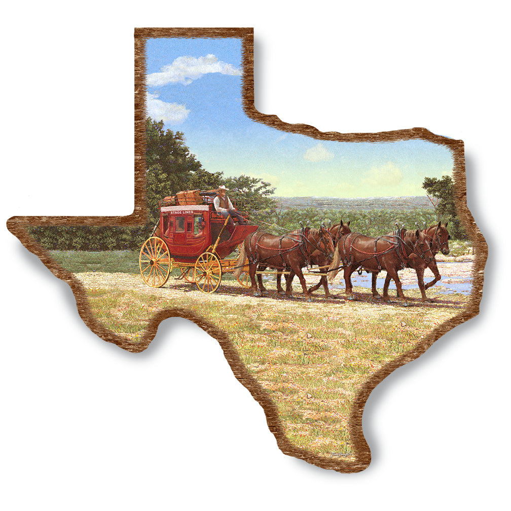 Afternoon Stage On Wood Texas