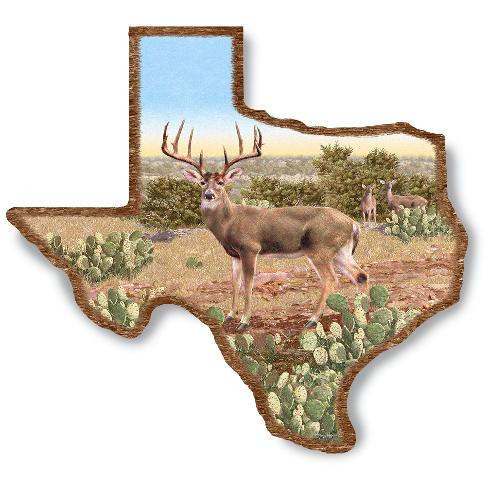 Brush Country Challenger On Wood Texas